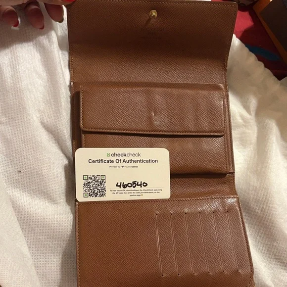 Louis Vuitton authentic monogram papier wallet with COA passport holder - Picture 2 of 13